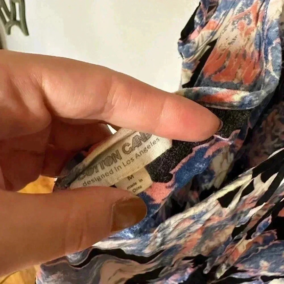 3/$25 Cotton Candy LA Summer Midi Open Back Dress Medium - Picture 7 of 9